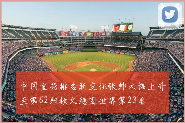 中国金花排名新变化张帅大幅上升至第62郑钦文稳固世界第23名